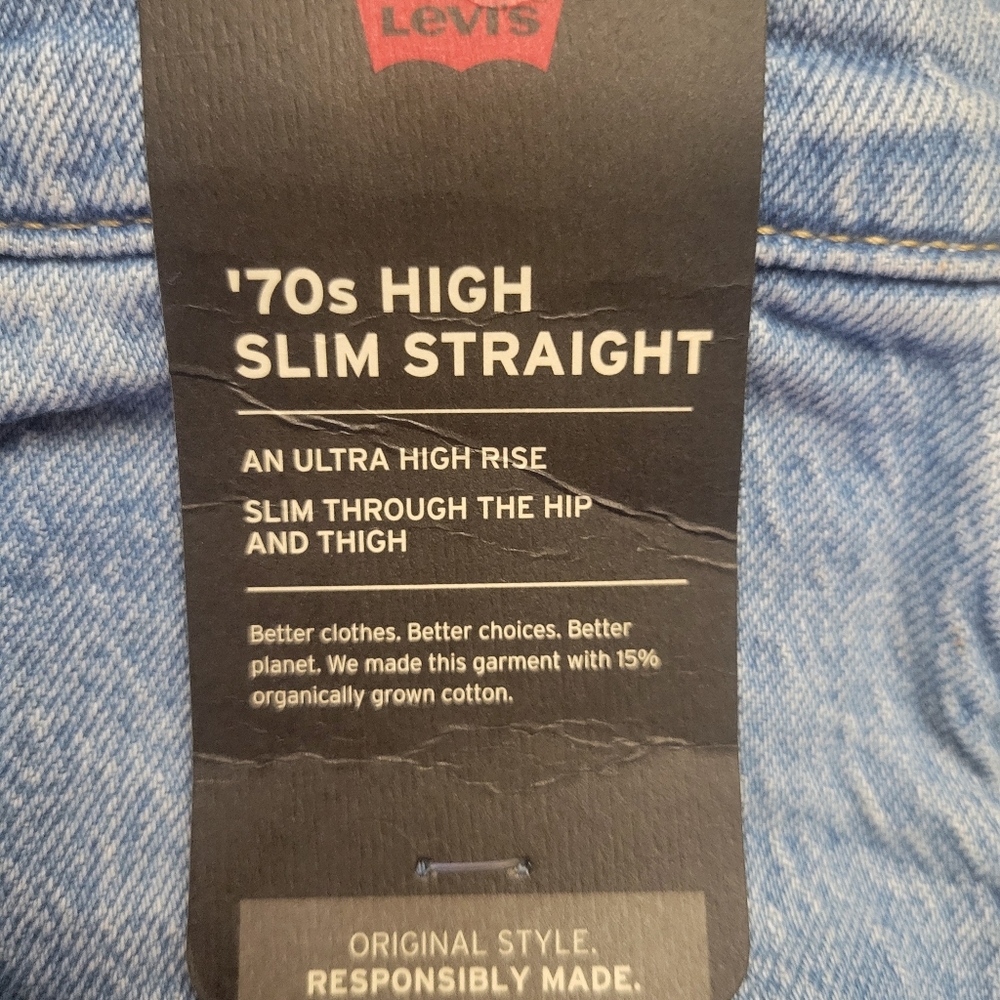 Levi's 70's high slim straight leg jeans